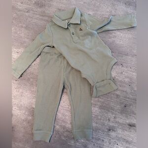 Baby GAP Ribbed Polo Two-Piece Outfit Set 12-18 Months NWT
